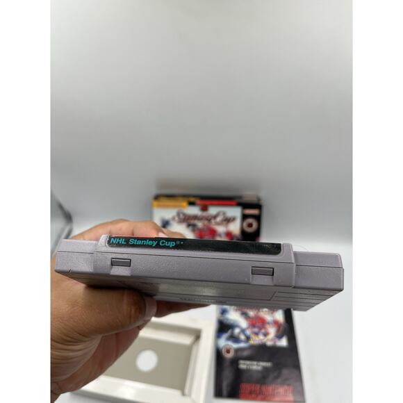 NHL Stanley Cup (SNES, 1993) Complete With Manual Tested Excellent Condition - Picture 6 of 15